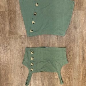 ZAFUL Linen Two Piece Set